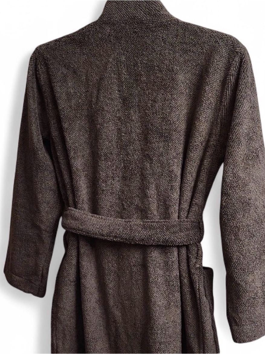 Coyuchi Air Weight 100% Organic Cotton Bathrobe — image 5 of 6